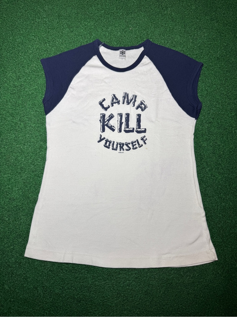 Cky Camp Kill Yourself Vintage Shirt Womens Petite Large 15x23 Band Grunge Bam